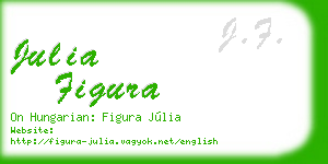 julia figura business card