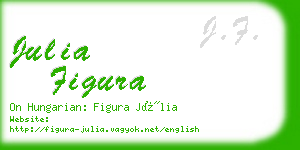 julia figura business card